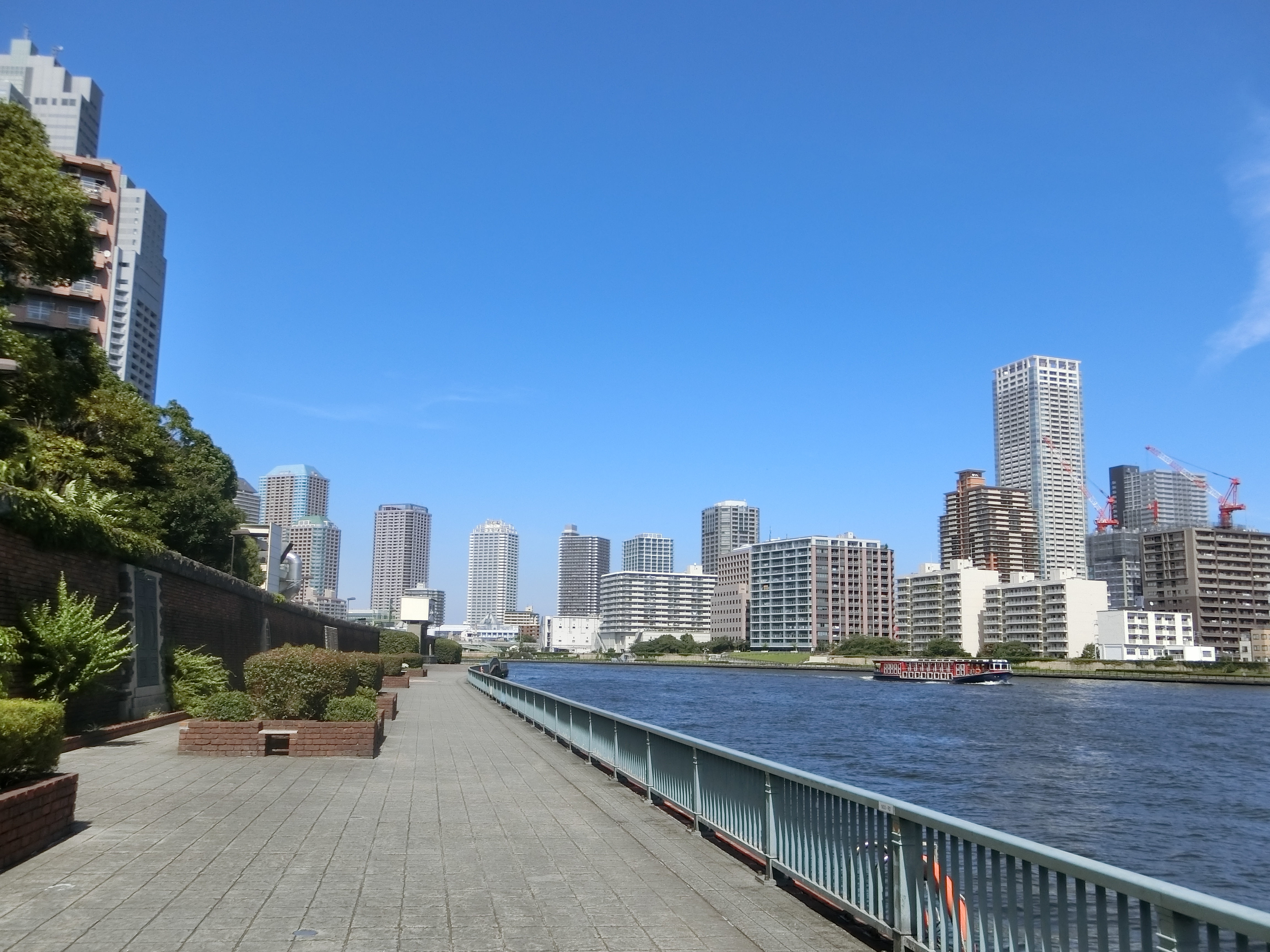 東京湾岸エリアの風景（令和元年8月撮影）
