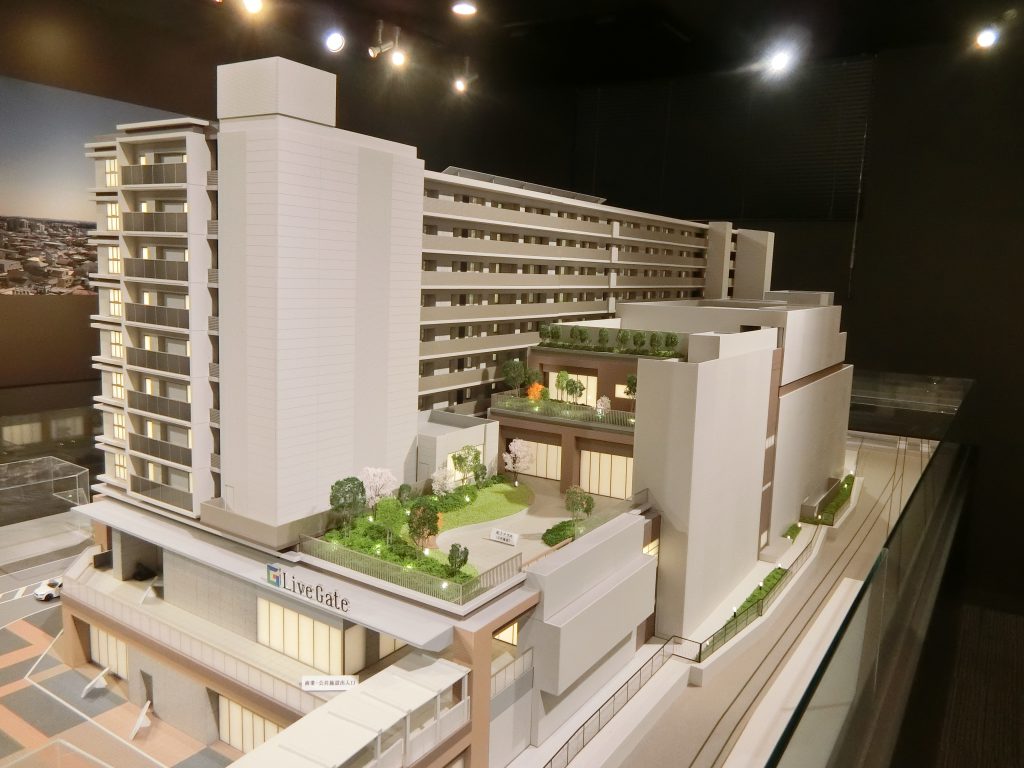 「ライオンズ横濱瀬谷ステーションスクエア」の完成予想模型