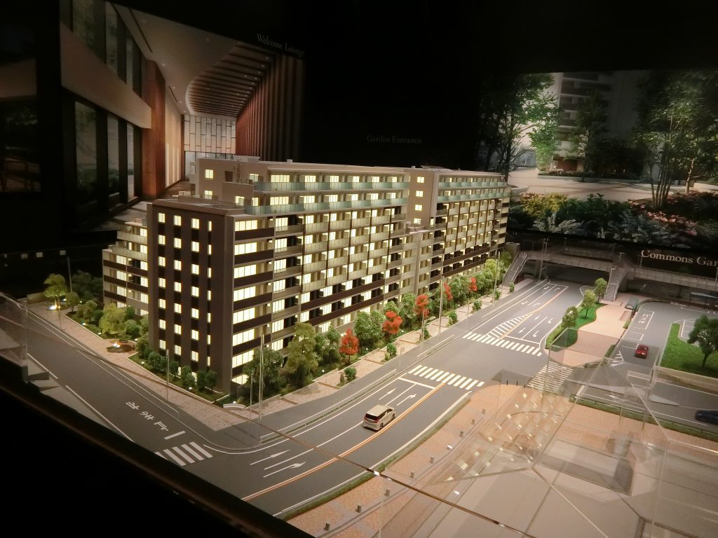 「ザ・パークハウス 横浜新子安フロント」の完成予想模型