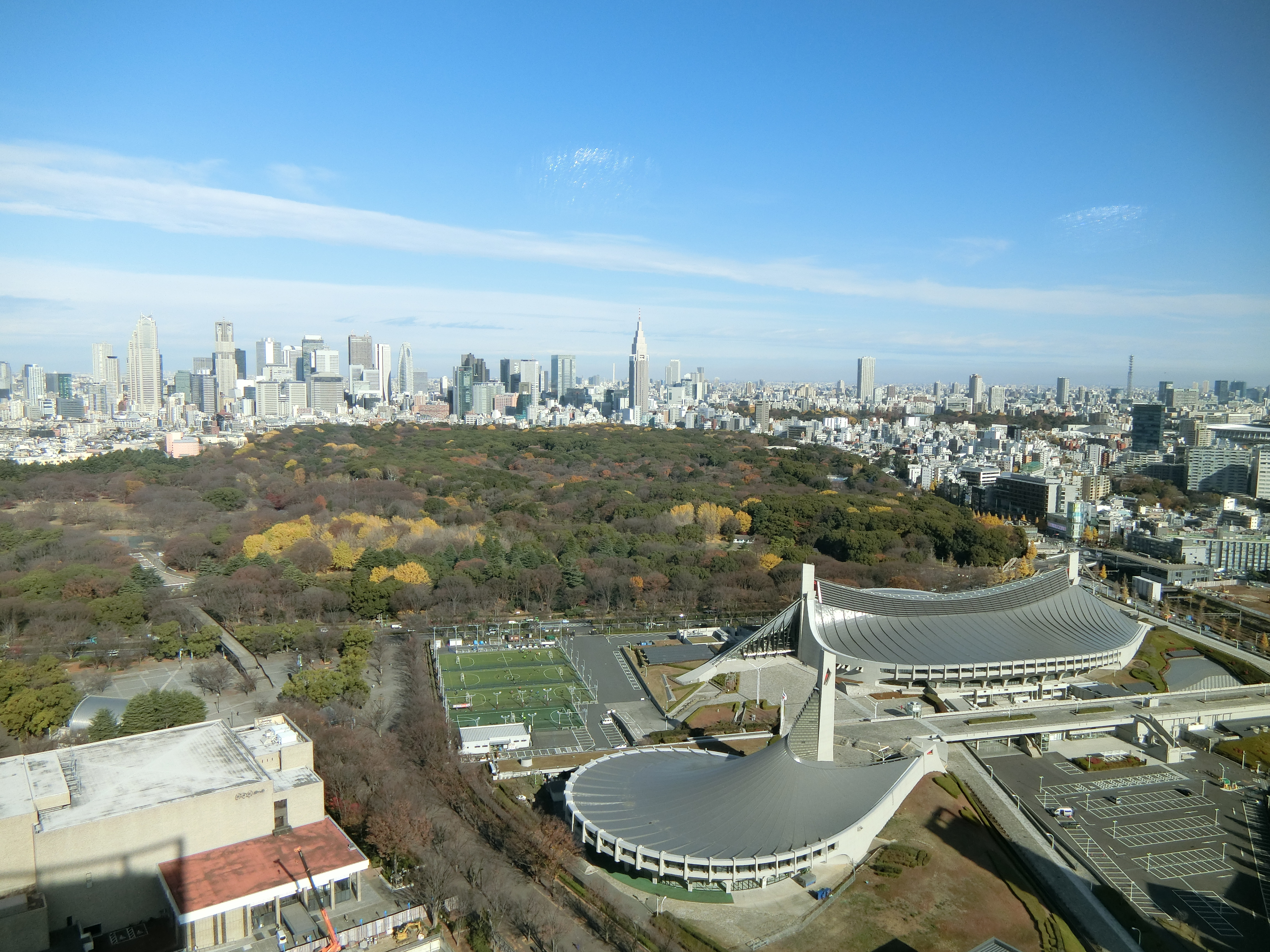 「パークコート渋谷 ザ タワー」の36階住戸からの眺望