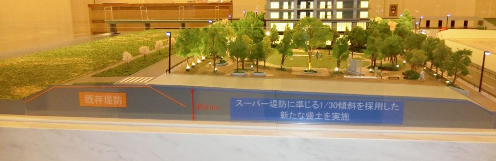 「Brillia Tower 聖蹟桜ヶ丘BLOOMING RESIDENCE(ブルーミングレジデンス)」の敷地の模型