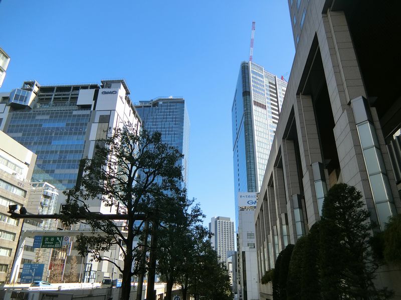 建設中の Sibuya Sakura Stage 