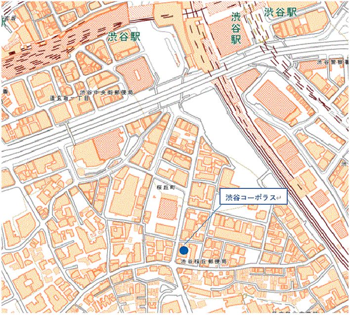 「渋谷コーポラス」の地図